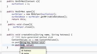 Android Application Development Tutorial 117 Inserting Data into SQLite Database YouTube