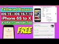 iPhone 6S to iPhone X Free iCloud Lock Bypass iOS 15 - 16.10.7