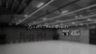 BTS|| Louder Than Louder but in bighit dance studio & Rain