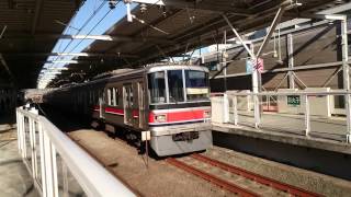 東急3000系3013F 東急目黒線各駅停車日吉行き 新丸子駅発車