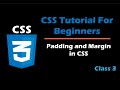 Padding and Margin in css in Urdu/Hindi