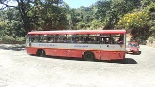 MM Hills : KSRTC Bus And Car Turning Male Mahadeshwara Hairpin Bend Hills