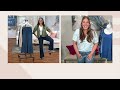 Denim & Co. Canyon Retreat Easy Stretch Flare Leg Jean on QVC