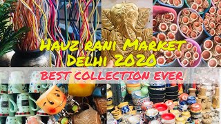 HAUZ RANI HOME DECOR MARKET | Malviya nagar | Diwali shopping haul 2020