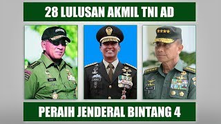 28 Lulusan Akmil TNI Angkatan Darat Peraih Pangkat Jenderal Bintang 4