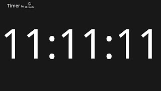 11h11m11s Countdown Timer