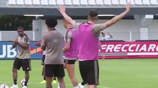 Cristiano Ronaldo's First Training Session With Juventus- All the highlights