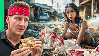 The Philippines Heartbreaking Street Food!! Garbage Can Chicken / Pag Pag!!