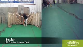 A Quiet Eye analysis of the use of alternate delivery methods in cricket nets