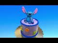 stitch gum paste figure and simple cake from disney s lilo and stitch