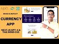 Build and Deploy a Full Stack Currency App Using Next.js, GPT-4 & Tailwind CSS