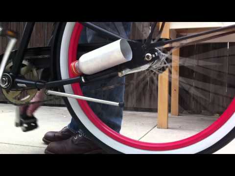 MAKE Soda Bottle Bike Exhaust MAKE Soda Bottle Bike Exhaust