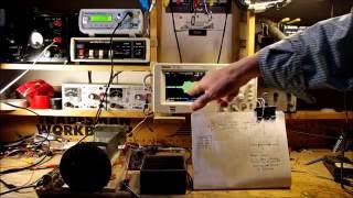 Sweeping a Filter with a FeelTech Sig Gen and a Rigol 'scope