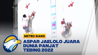 Aspar Jaelolo Juara Dunia Panjat Tebing 2022