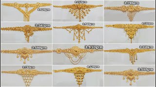 Light Weight Gold Choker Necklace Designs With WEIGHT / New Gold CHOKER NECKLACE Cheek Designs