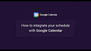 Integrate your schedule with Google Calendar - Smart Scheduling Form