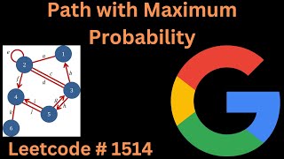 PATH WITH MAXIMUM PROBABILITY | LEETCODE 1514 | PYTHON DIJKSTRA'S SOLUTION