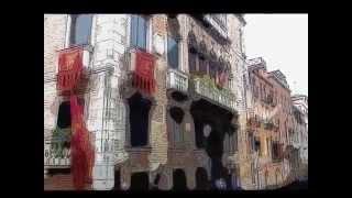 VENEZIA - sestiere Castello - Cartoon Movie \u0026 Vivaldi Violin Concerto A Minor - Allegro Assai