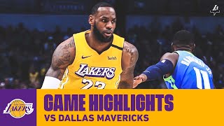 HIGHLIGHTS | LeBron James (35 pts, 16 reb, 7 ast.) at Dallas Mavericks