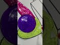 coolest mesmerizing glitter glue art 😎🥰 shortsart shorts art ytshorts