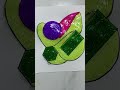 coolest mesmerizing glitter glue art 😎🥰 shortsart shorts art ytshorts