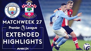 Manchester City v. Southampton | PREMIER LEAGUE HIGHLIGHTS | 3/10/2021 | NBC Sports
