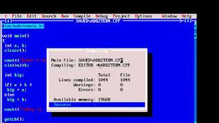 Find Biggest of Two Numbers using ternary operator: C++