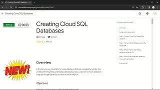Creating Cloud SQL Databases | #qwiklabs | #coursera