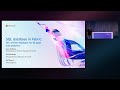 SQL database in Fabric: The unified database for AI apps and analytics | BRK220