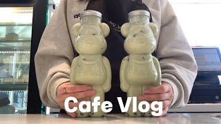 [cafe vlog] 카페브이로그 | 디저트39알바 | 카페알바 | 곰돌이텀블러 | cafe asmr☕️