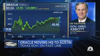 Texas Governor Greg Abbott on Oracle moving HQ to Austin