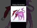 December Espeon- Art by ShiftStudios- #art #digitalart #speedpaint #shorts #pokemon #cute