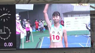 [4k]少年女子B　100mH　決勝　栃木国体2022　陸上　2022年10月8日(土)