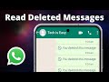 How to Read Deleted WhatsApp Messages (Without ANY App)