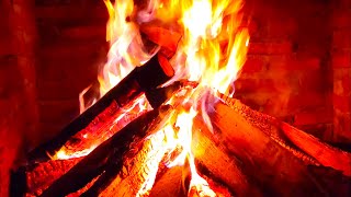 🔥 Cozy Fireplace 4K (12 HOURS). Fireplace with Crackling Fire Sounds. Crackling Fireplace 4K #1002