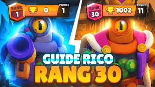 GUIDE : RUSH RICOCHET RANG 30! 🔥 Brawl stars fr