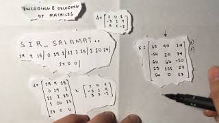 20423970 Encoding & Decoding of Matrices