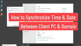 How to Synchronize Time and Date Between Client PC and Domain Controller Using Command Prompt
