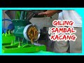 UJICOBA MESIN GILING SAMBAL KACANG || WIRAUSAHA RUMAH DALAM PRODUKSI SAMBAL PECEL DALAM JUMLAH BESAR