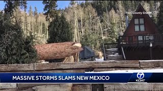 Residents clean up after massive storm slams Taos