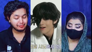Pakistani reacts to BTS V [kim taehyung] best tiktok compilation | BTS | DAB REACTION