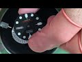 Seiko SKX007 movement replace hacking hand wind