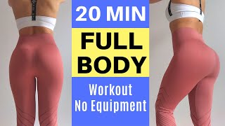 20 MIN Beginners Full Body Workout - At Home Equipment Free