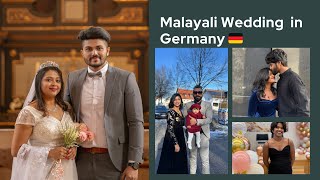 Malayali wedding happened in Germany 🇩🇪                                #youtube #viralvideo #yt