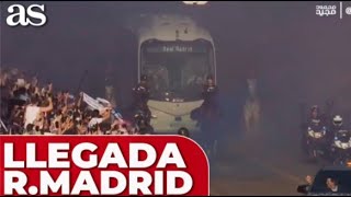 “EL MEJOR RECIBIMIENTO DE LA HISTORIA”: AUTOBÚS REAL MADRID BAYERN Champions