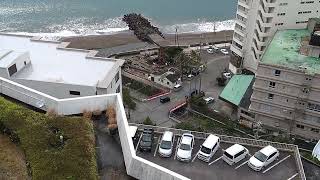 静岡県　伊豆熱川温泉ホテルカターラ　景色です。