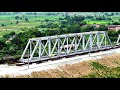 high speed wap7 skips chunar jn. aerial view