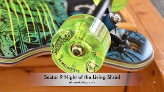 Sector 9 Night of the living shred complete Longboard