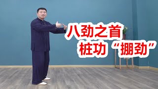 太極樁功主要練什麽？練“掤勁“，怎麽練！