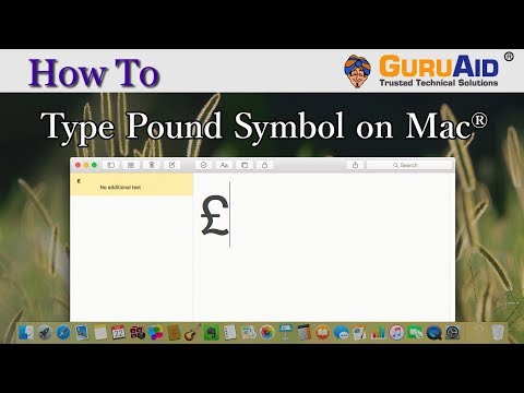 How to Type Pound Symbol on Mac® - GuruAid How to Type Pound Symbol on Mac® - GuruAid